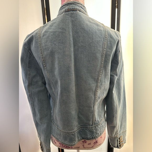 Free People Military Style Denim Jacket - Picture 9 of 10